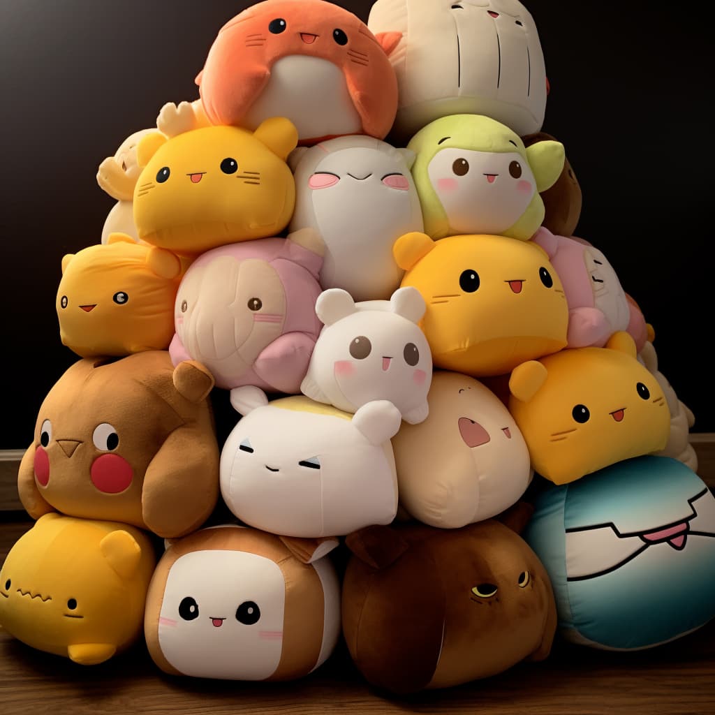 Squishmallows piled up