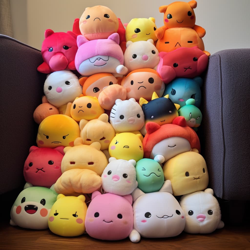 squishmallows piled up 2